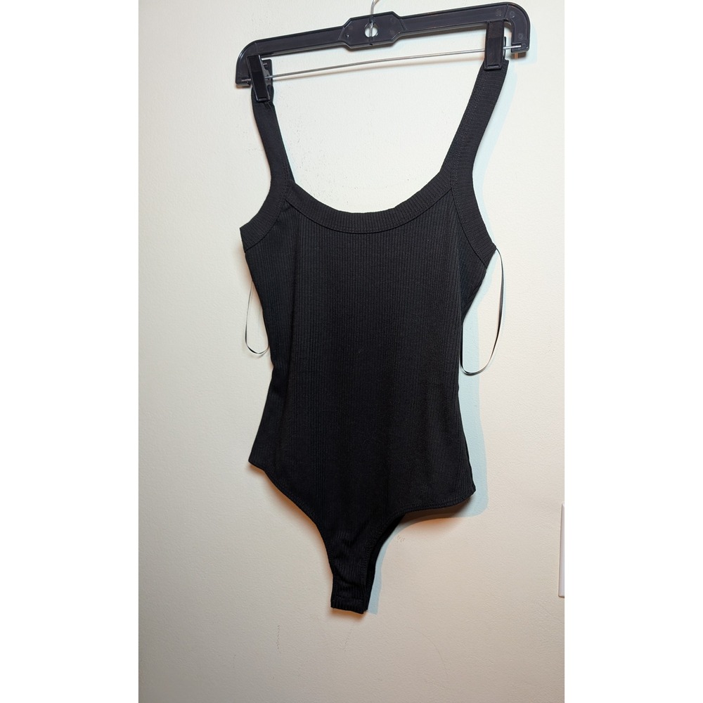 Women's Aqua Black Bodysuit Size S